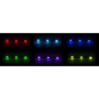 LKW LED Innenleuchte ALL Ride, flache Bauweise 3 x 3 SMD-LED, 7 Farben, geschaltet, Länge 50 cm, 10 - 30V