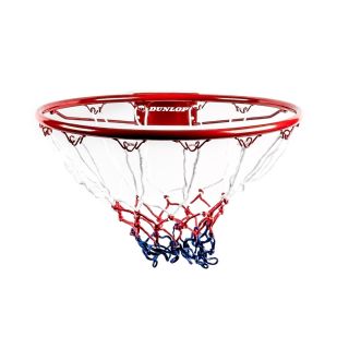 Basketballkorb von Dunlop mit Nylonnetz, witterungsbeständig, inklusive Montagematerial