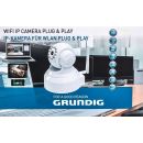 WIFI IP-Kamera Grundig für Wlan Plug & Play, HD, Smartphone/Tablett/PC-Steuerung, Nachtfunktion, inklusive MicroSD-Karte