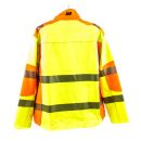 Sicherheits-Softshell-Jacke, entspricht EN ISO 20471/2013, wasserabweisend, atmungsaktiv, winddicht, gelb, Größe L