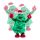 Grinch von Christmas Gifts aus Plüsch, singt und tanzt, Batteriebetrieb, Größe ca. 33 cm