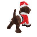 Weihnachtshund Plüsch, Weihnachten Plüschhund singt und tanzt, Batteriebetrieb, Größe ca. 25 cm