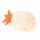 Snack-Brett Ananas von Alpina, Holzbrett, Keramik-Schale mit Partyspießen, Design rustikal Größe ca. 28 x 18 cm, Farbe Rot