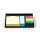 Kunststoffhalter mit Haftnotizen von Topwrite mit Stiftablage, Ablagefach, 525 Haftzettel, 3 Varianten, 7 Farben, Größe ca. 16,2 x 10 x 2,8 cm