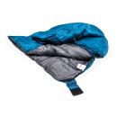 Schlafsack von Dunlop in Rechteck-Form, Herbergsschlafsack im schicken Design, leicht, komfortabel, blau