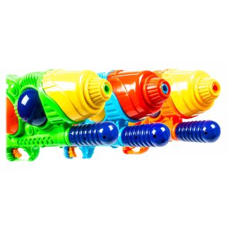 Wasserpistole L 2000 von Waterzone, integrierter Griff, Druck-Handpumpe, lieferbar in den Farben Orange, Grün oder Blau