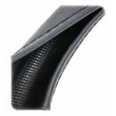 Lenkradschoner ALL Ride für LKW Leder/Carbon-Web-Optik, schwarz/silber, Größe 44 - 46 cm