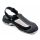 Arbeitsschuhe, Sicherheitssandale Clogs von All Ride, Sandalen mit Klettverschluss, schwarz/grau, Größe 42