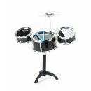 Schlagzeug / Drum-Set für Kinder von EDDY TOYs, 3 Trommeln, 1 Becken, 2 Sticks, Steckmontage, Größe ca. 47 x 40 x 24 cm