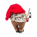 Weihnachtsmann / Nikolaus von Christmas Gifts, Laterne am Holzstab, Textil, Plüsch, Wichtel-Design, Höhe ca. 50 cm, Weihnachtsmann (Modell 2)