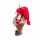 Weihnachtsmann / Nikolaus von Christmas Gifts, Laterne am Holzstab, Textil, Plüsch, Wichtel-Design, Höhe ca. 36 cm, 2 Modelle