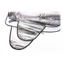 Frostschutzmatte von Dunlop mit 2 Türhaltern, Packschlaufe, Rand verbrämt, Größe ca. 143/190 x 69 cm