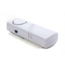 Fenster- oder Türalarm von Safe Alarm, kompaktes Design, Klebemontage, +/- 110 dB -Alarm, 3er-Set, Batteriebetrieb, weiß
