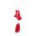 Mini-Boxhandschuhe von ALL Ride, witzig-sportliche Dekoration, Rückspiegel im Auto, Kunstleder, schlicht, Größe ca. 8,5 cm, Farbe Rot