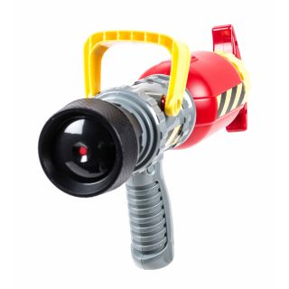 Wasserpistole Feuerwehr von EddyToys, Druckhebel, Spritzenhalter, große Einfüllöffnung, Größe ca. 7,5 x 37 cm