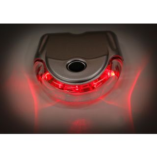 Fahrrad-Beleuchtungsset von Bicycle Gear, 10 LUX Hallogenleuchte (Frontlicht) und 5 rote LEDs (Rücklicht), inklusive Schnellhalterungen, batteriebetrieben