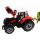 Traktor mit Anhänger von Gearbox, Friktionsantrieb, Bauernhof-Spielset, Länge ca. 44 cm, Farbe Rot