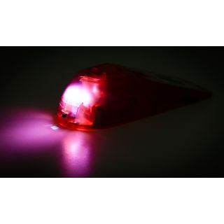 Türstopper-Alarm von Grundig mit 2 roten LEDs, über 100 DB, On/Off-Schalter, Batteriebetrieb, ca. 14 x 4 x 5,5 cm, rot