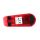 Türstopper-Alarm von Grundig mit 2 roten LEDs, über 100 DB, On/Off-Schalter, Batteriebetrieb, ca. 14 x 4 x 5,5 cm, rot