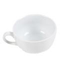 Tee/Kaffee-Set aus Porzellan, 475 ml, 2-teilig, weiß