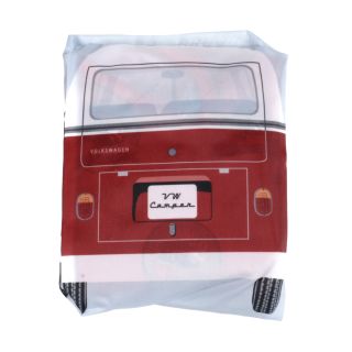 VW T1 Bus-Einkaufstasche, Shopper mit Schultergurt, max. 15 kg Tragkraft, VW-Kollektion, Retro-Design, rot