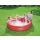 Planschbecken Play Pool für Kinder von Bestway, rund, 3 Ringe, Volumen ca. 282 l, Ø ca. 152 cm, Rot