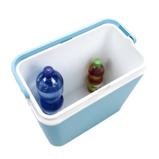 Kühlbox, Volumen 24 Liter, mit Tragegriff, Warmhaltebox, Isolierbox, für 6x2 Liter Flaschen, hält Temperatur ca. 8 Std.