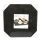 Schiefertabletts zum Servieren von Alpina, Naturschnitt, Kratzschutz, für Sushi, Käse, Petit Four, Fingerfood, Größe 30 x 30 cm