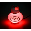 Original Poppy Lufterfrischer mit roter LED Beleuchtung...