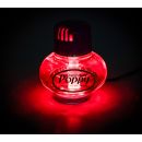 Original Poppy Lufterfrischer mit roter LED Beleuchtung 24 Volt, Duft Inhalt 150 ml, Duft Lavendel