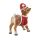 Rentier-Weihnachtsfigur mit Weihnachtsmütze und Pullover von Christmas Gifts, aus Polyresin, Advents- und Weihnachts-Deko, Indoor und Outdoor, frostfest, Höhe ca. 15,5 cm