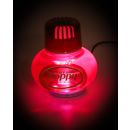 Original Poppy Lufterfrischer mit LED-Beleuchtung, 12/24 Volt, 5 LEDs 7 Farben Farbwechsel mit Dimmfunktion, Duft Vanille Inhalt 150 ml, für LKW, PKW, Boot, Wohnmobil