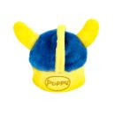 Wikingerhelm aus weichem Stoff für Poppy Lufterfrischer, Deko-Helm für die Flakons-Deckel, in schwedischen Nationalfarben blau, gelb, (H) ca. 7,8 cm
