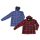 Thermohemd von Terrax Workwear, leichte Arbeitsjacke mit Kapuze, Teddyfutter, wattierten Ärmeln, modernes Karo-Design, 2 Brust- und 2 Einschubtaschen, Reißverschluss