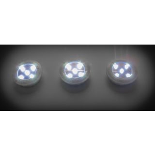 3 LED Touch-Leuchten mit Fernbedienung von ALL-Ride, für LKW, Wohnmobil, Boot und Haus, mit Timer, Dimmer, An/Aus-Schalter, Befestigungs-Pads, Batteriebetrieb