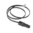 Powerstecker Adapter für Zigarettenanzünder- und Powersteckdosen, KFZ Power-Stecker max. 20 A, 12-24 V, Kabellänge ca. 120 cm, Kabel isoliert