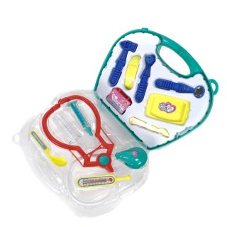 13 teiliges Arztkoffer-Set, Spielzeug für Kinder, Doktor Kinderspielzeug Koffer mit Tragegriff und viel Zubehör