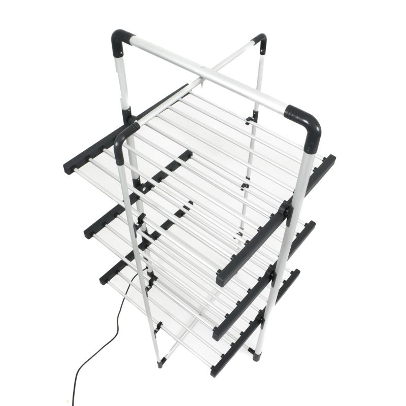 Wäscheturmständer 3 Ebenen, Wäscheständer beheizbar, Wäschestangen mi