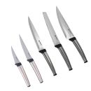 5-teiliges Messer-Set aus rostfreiem Edelstahl,...