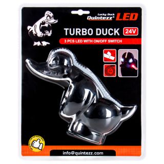 LKW Innenbeleuchtung, 24 Volt LED-Figur, Turbo Duck Quintezz mit Ein-/Ausschalter, 3 LEDs