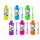 6x Flaschen je 700 ml, Seifenblasenflüssigkeit mit Seifenblasenstab, Nachfüllflasche mit Schraubverschluss für Seifenblasenmaschinen, Seifenblasenpistolen etc., für bunte und stabile Blasen