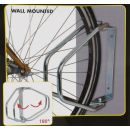 Fahrradhalter, Fahrrad-Wandhalterung 180° schwenkbar, platzsparend, schnelle Montage, inklusive Montagematerial, Metall, Größe (HXB) ca. 31,5 x 8 cm