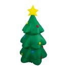 Aufblasbarer XXL-Weihnachtsbaum mit Gebläse und LED-Beleuchtung für Privat und Gewerbe, für Indoor / Outdoor, mit 4 Heringen und Seilen zum Befestigen, (H) ca. 190 cm