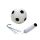 Soccer Kinder mini Fußballtor mit Begrenzungsbanden, 2 Eckfahnen, Ball, Ballpumpe mit Adapter, Steck-Klick-Montage