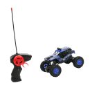 Buggy mit Fernsteuerung, Spielzeug Geländewagen mit 4-Rad-Aufhängung, Sprungfeder an jedem Rad, Weiche Gummireifen mit Profil für guten Grip, blau