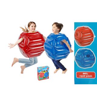 2 Stück aufblasbare Körper Body Bumper Bälle für Kinder zum Toben, Durchmesser ca. 60 cm