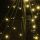 LED-Lichtpyramide mit Stern-Spitze, Outdoor Weihnachtsdeko mit 200 LEDs, 8 Lichtstränge,  An-/Aus-Schalter, 6/18 Std. Timer