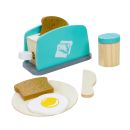 Spielzeug Toaster mit Zubehör, 2x Toast,  Teller,...