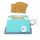 Spielzeug Toaster mit Zubehör, 2x Toast,  Teller,  Spiegelei, Messer, Becher , 2-Schlitz-Toaster mit manuellen Auswurf, Holzspielzeug FSC-zertifiziert