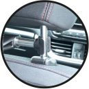 Auto-Rücksitz-Halterung für die Kopfstütze für Telefon und Tablet, Handyhalterung für PKWs, 360° drehbar, werkzeuglose Montage, für Geräte von ca. 12 bis 21 cm Breite